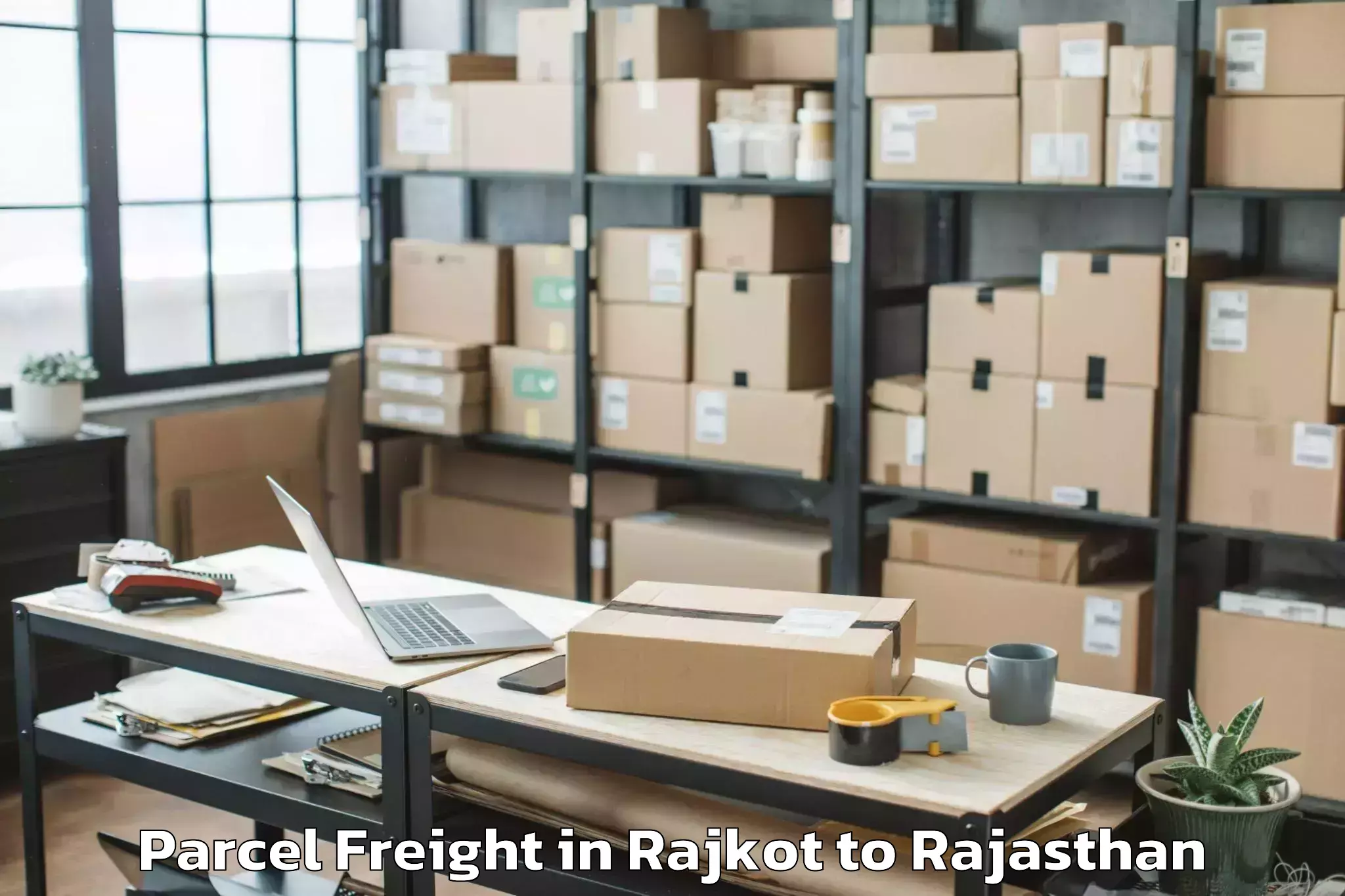 Expert Rajkot to Bhadasar Parcel Freight